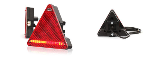 Farolim triangular esquerdo LED WAS W68L referência 319