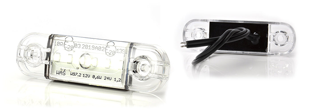 Luz de presença dianteira branca LED WAS W97.2 referência 713