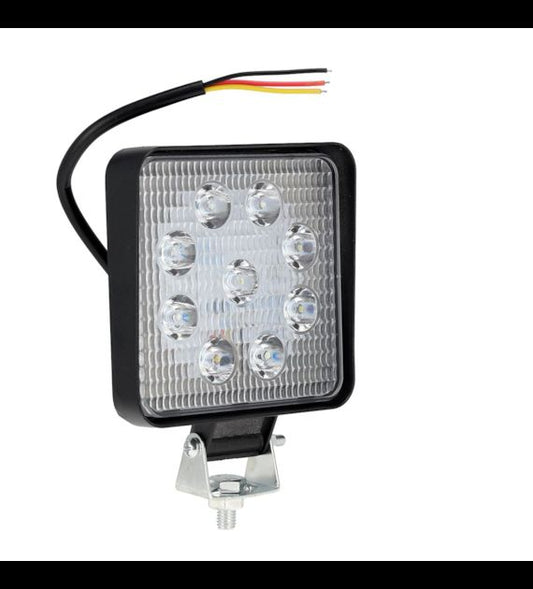 Farol de Trabalho LED 12/24V 27W Retangular