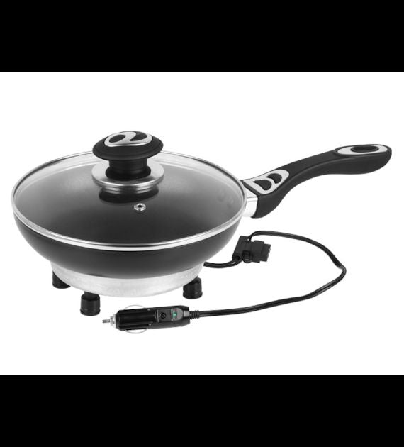 Frigideira Elétrica 24V 200mm 250W com Tampa