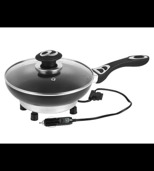 Frigideira Elétrica 24V 200mm 250W com Tampa