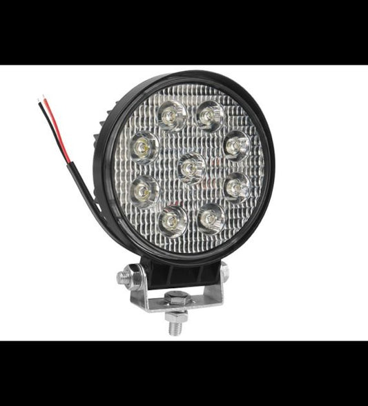 Farol de Trabalho LED 12/24V 27W Redondo 115mm
